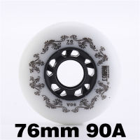 8pcs Inline Roller Skate Wheel Slides Wheels 90A 88A Freestyle Wheel 72 76 80mm Roller Skate Wheels Roda Fast ship