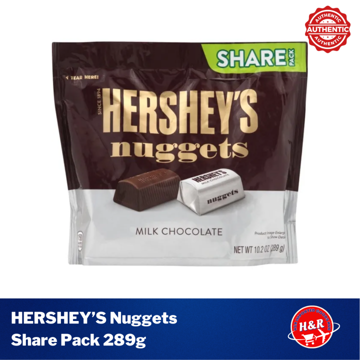 Hershey's Nuggets Milk Chocolate Share Pack 289g Gluten Free | Lazada PH