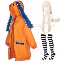 Anime Kakegurui Yomoduki Runa Cosplay Costumes Hoodie Compulsive Gambler Hoodies Wig Sock Suit Halloween Costume Cute Coat