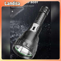 Xhp90 Outdoor Led Flashlight 1800 Lumens 5 Levels Type-c Usb Charging Fixed Focus Torch With Led Power Indicators