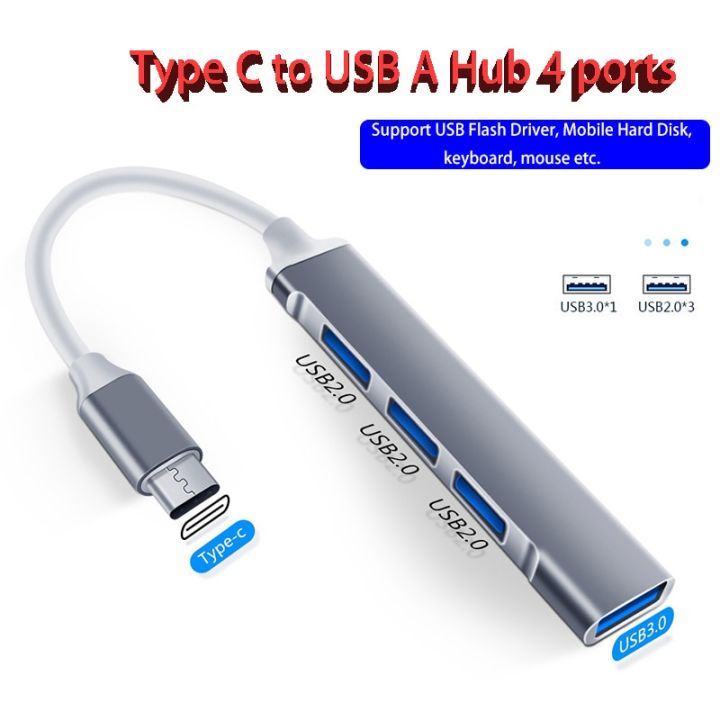 usb-hub-type-c-extender-4-port-usb3-0-2-0-splitter-for-notebook-hub-converter-otg-adapter-for-computer-usb-c-docking-station-usb-hubs