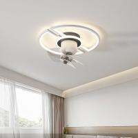 [COD] bedroom 360-degree shaking head fan electric ceiling 2022 new minimalist 6-speed frequency conversion