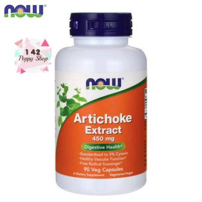อาร์ติโชค NOW Foods Artichoke Extract 450 mg 90 Veg Caps