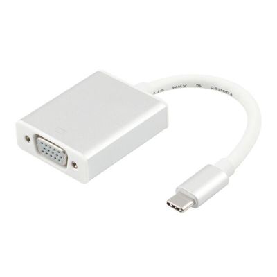 USB 3.1 USB Type C USB-C ไปยัง VGA แปลงอะแดปเตอร์ตัวผู้-ตัวเมียสายสำหรับแอปเปิลเชื่อมต่อ Macbook &amp; Pro (Thunderbolt 3-ติดตั้ง)