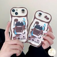 เคสโทรศัพท์กาแฟภาพ3D บุคลิกภาพใช้ได้กับ iPhone 7Plus 11 14 13 12 Pro Max XR 7 8 6 6S Plus X XS Max เลนส์กล้องถ่ายรูปหน้าต่างแบบดึงสุดสร้างสรรค์