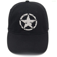 Summer New Men Baseball Cap Unisex Cool Flock Printing Army Military Star Washed Cotton Hat Versatile hat