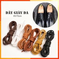 Dây buộc giày tây nam cặp 2 dây buộc giày sáp tròn trơn nhiều màu kích thước 65 70cm thumbnail