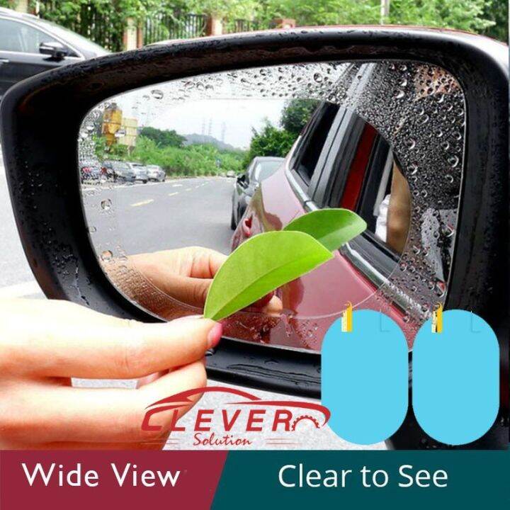 RainProof Film Rear View Side Mirror Rain Repellant Sticker Anti Glare