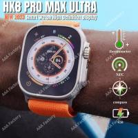 HK8 Pro MAX Ultra สมาร์ทวอท์ช Series 8 49มม. 2.12 ″ หน้าจออัตราการรีเฟรชสูง NFC เข็มทิศกีฬาสำหรับนาฬิกา Apple 2023พิเศษ