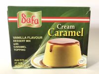 Safa Cream Caramel Vanilla Flavour Dessert Mix with Caramel Topping 70g