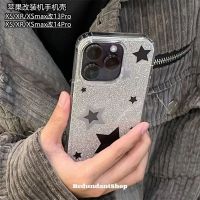 iphone case Apple เครื่องดัดแปลง XR ดัดแปลง 14pro เทรนด์แฟลชแป้งนิ่ม xr ดัดแปลง 13pro สุดยอดเคสโทรศัพท์มือถือ