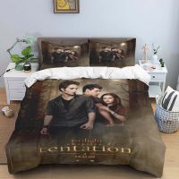 【hot】►™ Twilight Print Three Piece Set Fashion Article Children or Adults for Beds Quilt Covers Pillowcases