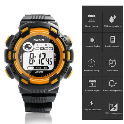 นาฬิกากันน้ำ สปอร์ตแฟชั่น สำหรับคุณผู้ชาย มัลติฟังก์ชั่น LED กันน้ำ นาฬิกาข้อมือ นาฬิกาสปอร์ตเรืองแสง