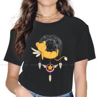 【Fashion】New Kero Chan Dream Catcher TShirt For Women Cardcaptor Sakura Manga Tees Cute Lady T Shirt Homme Printed Loose แฟชั่นแขนสั้นผ้าฝ้าย