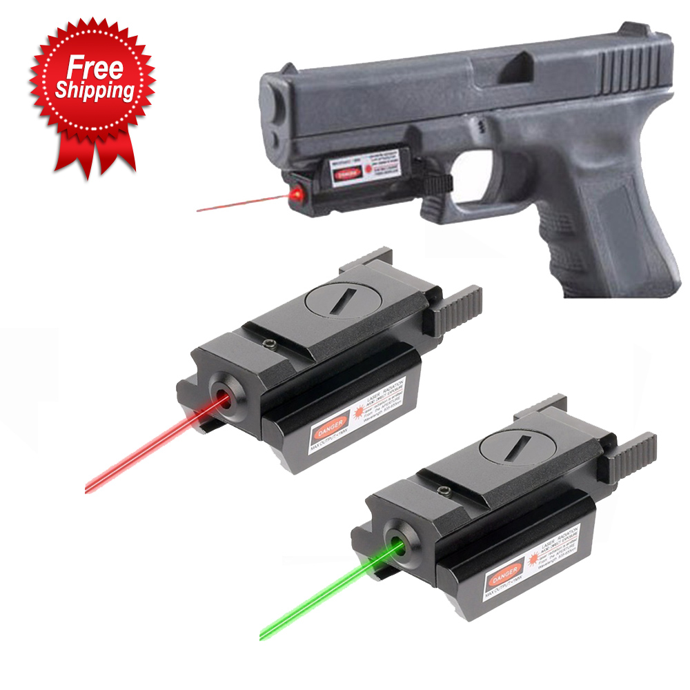 Tactical Gun Red Dot Laser Sight for Glock 17 19 22 23 31 32 Airsoft 20mm Rail