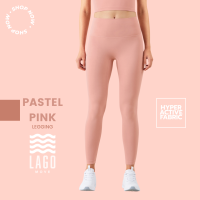 [LAGO Legging] - สี Pastel Pink กางเกงออกกำลังกาย กางเกงกีฬา ขายาว เลกกิ้ง