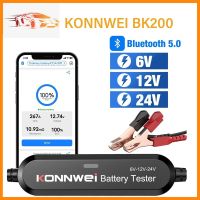 ZZOOI KONNWEI BK200 Bluetooth 5.0 Battery TesterCar Motorcycle Truck 12V 24V 6V Inspection Tool 2000 CCA Charging Cranking Test Toos