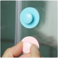 10Pcs Round Self Adhesive Door Handle Set Cabinet Drawer Door Furniture Accessories For Bathroom Kitchen Baby Safety Door Knobs Door Hardware Locks