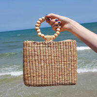 BAANSTRAW กระเป๋าถือฟางสำหรับชายหาดและทุกวัน มีสไตล์ ดีไซน์ทันสมัย Straw Handbag For Beach And Everyday Stylish Modern Design