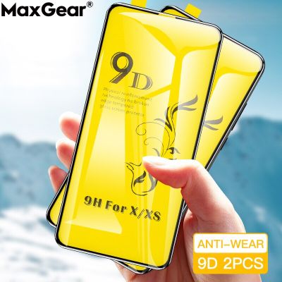 2pcs Tempered Glass Film For iPhone 14 13 12 11 Pro Max XS X XR Screen Protector 6S 6 S 7 8 Plus Full Cover Cristal Protection