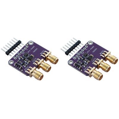2X Si5351A I2C 25Mhz Clock Generator Breakout Board 8Khz to 160Mhz for Arduino D9I2
