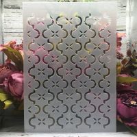 A4 29cm Geometry Wave Line DIY Layering Stencils Wall Painting Scrapbook Coloring Embossing Album Decorative Template Rulers  Stencils