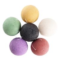 【CW】♀☍▦  6 Colors Konjac Konnyaku Facial Puff Face Cleanse Washing Sponge Exfoliator Cleansing Cleanser