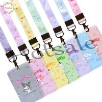 【hot sale】 ♗ B11 AHOUR Cartoon Card Holder Anime Student Girls Purin Dog Credit ID Card Melody Meal Card Cinnamoroll KeyChain