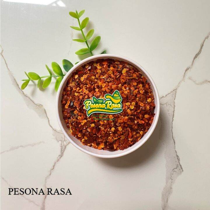 BARU Chilli Flakes Premium Cabai Kering Kasar 500 G Lazada Indonesia