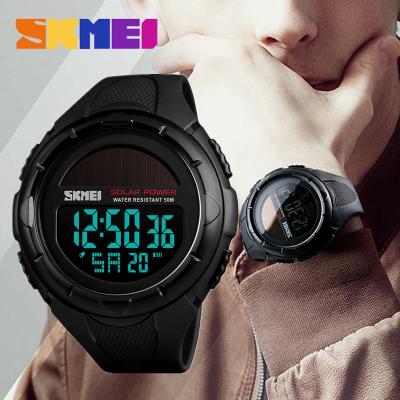 SKMEI นาฬิกาแฟชั่นของผู้ชายหรูแบรนด์ชั้นนำ,นาฬิกา LED ดิจิตอลมัลติฟังก์ชั่สำหรับผู้ชาย Jam Tangan Elektronik สบายๆ50เมตรนาฬิกานาฬิกากีฬานาฬิกาทหารกันน้ำ