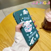 Jlingji เคสสำหรับ Realme 7 4G Realme Narzo 20 Pro,เคสเคสมือถือนิ่มลายไอศกรีมมีความสุขลายขอบสี่เหลี่ยมด้านข้างบางเคสซิลิโคนเคสนิ่มเคสป้องกันการกระแทก