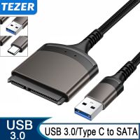 SATA to USB 3.0 Adapter SATA to Type C Cable for 2.5 Inch External HDD SSD Hard Drive Up to 6 Gbps 22 Pin SATA III to USB Cable