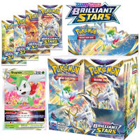360324Pcs Pokemon Cards FrenchEnglish TCG: Sword &amp; Shield BRILLIANT STARS Pokémon Booster Box Trading Card Game Collection Toy
