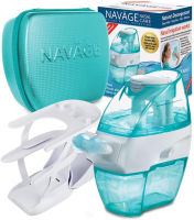 Navage Nasal Irrigation Essentials Bundle: Navage Nose Cleaner, 20 SaltPods, Triple-Tier Countertop Caddy, Plus 10 Bonus SaltPods and Teal Travel Case