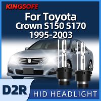 Kingsofe 2ชิ้น6000K Hid หลอดไฟไฟหน้าซีนอน D2r สำหรับ S170คราวน์ S150โตโยต้า1995 1996 1997 1998 1999 2000 2001 2002 2003