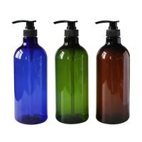 【YF】✟♛  1000ml Shampoo Bottle Dispenser Conditioner Refillable Plastic Storage Jar Press