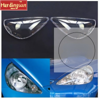 Hardingsun 1ชุดเลนส์ Lampu Depan Mobil สำหรับแฮนด์ฟิตแจ๊สแฮทช์แบค2003 2004 2005 2006 2007กรอบอะไหล่ไฟหน้ารถ