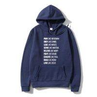 【CW】 Hooded Men Savior Religious Prayer Hoody Cotton Short Sleeve Pullover Outwear Hoodies