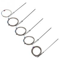 ไฮโกรมิเตอร์ M8ด้าย K Thermocouple 200Mm Probe Termometro Digital Wire 0-400 ℃ Temperature Sensor