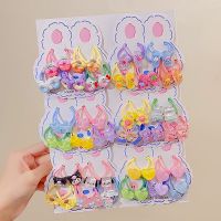 【CW】 Cartoon Hair Bands Baby Elastic Rope Accessories Rubber Ties 3.5CM Card