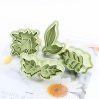 4 ชิ้น/เซ็ตเครื่องตัดคุกกี้ Creative Leaf รูปเบเกอรี่แม่พิมพ์ Fondant Pastry Decor บิสกิต DIY แม่พิมพ์พลาสติกเครื่องมือห้องครัว-gnxfnxfhnxfnxff