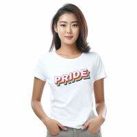 เสื้อยืด LGBTQ+  pride สนับสนุนความเท่าเทียม V2 เลือกสีได้