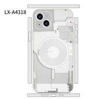 เคสโทรศัพท์ Qiqi สำหรับ iPhone 13 Pro Max 12 Mini 14 11 XR 78 Plus SE2020ไม่มีอะไรสติกเกอร์ติดโทรศัพท์ปกป้องตัวเครื่อง3M ผิวฟิล์มกันรอย