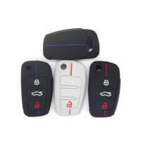 ◇ Silicone Car Key Case Folding Remote Control Protector Cover Skin For Audi A1 A3 A6 Q2 Q3 Q7 TT TTS R8 S3 S6 RS3 RS6 Accessories