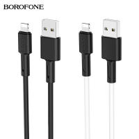 Borofone ลมสับปะรด BX31 ภาษานุ่มสำหรับ Apple แอนดรอยด์ Type-C สายชาร์จซิลิโคนศัพท์มือถือ ...