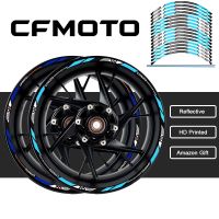 【hot】 Motorcycle 17  Reflective Rim Hub Strips Decal Stickers CFMoto 150NK 250SR 300NK 300SR 400NK 400GT 650NK 650GT 650MT