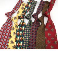 Linbaiway 9cm Brand Paisley Floral Neckties Formal Business Ties for Men Wedding Necktie Mens Business Bridegroom Neckties Ties