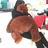 ┋✴ 100cm Huge Brown Bear Plush Toys Lovely Teddy Bear Plush Stuffed Animal Soft Doll Pillow Cushion Toys For Girls Kids Birthday