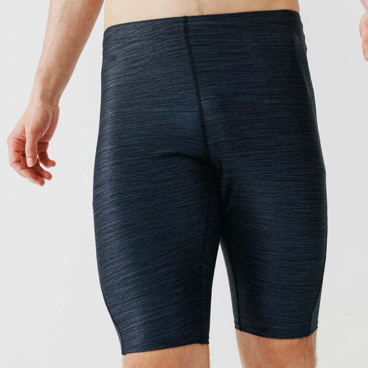 พร้อมส่ง-กางเกงขาสั้นรัดรูปผู้ชายสำหรับใส่วิ่ง-mens-breathable-running-cropped-trousers