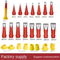 【YF】 24PCS Stainless Steel Caulk Nozzle Applicator Caulking Finisher Glue Tool Kitchen Bathroom Sink Silicone Sealant Finishing